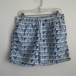 Frescobol Carioca Short Pattern Swim Trunk Board Shorts